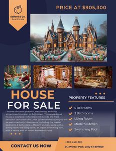 3rd gingerbread house